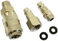 SILVER Pneumatska brza spojka 1/4" – 3 kosi